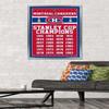 Trends International NHL Montreal Canadiens Champions 13 Wall Poster, 22.375" x 34", Silver Framed Version view 2