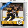 Trends International NHL Pittsburgh Penguins - Evgeni Malkin 16 Wall Poster, 22.375" x 34", Silver Framed Version view 3