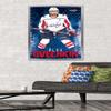 NHL Washington Capitals - Alex Ovechkin 17 Wall Poster, 34L" x 22.4W", Silver Framed Version view 2