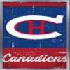 Trends International NHL Montreal Canadiens - Retro Logo 13 Wall Poster, 22.375" x 34", Silver Framed Version view 1