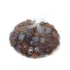 Homeford Flat Glass Marble Gems, 15-Ounce, 80-Count - Amber view 2