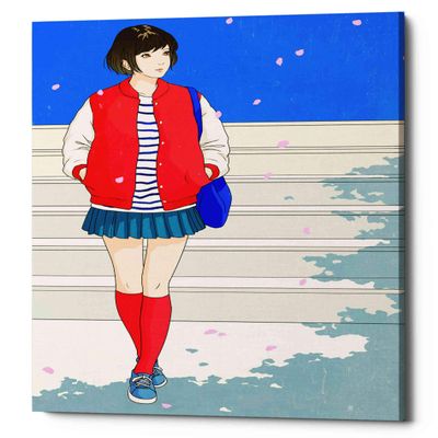 Epic Graffiti 'Dance in the Wind' by Sai Tamiya, Canvas Wall Art, 12"x18"