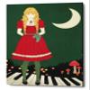 Epic Graffiti 'Crescent Moon' by Sai Tamiya, Canvas Wall Art, 12"x18" view 1