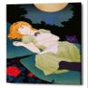 Epic Graffiti 'Moonlight' by Sai Tamiya, Canvas Wall Art, 12"x18" view 1
