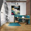 Epic Graffiti 'Moonlight' by Sai Tamiya, Canvas Wall Art, 26"x40" view 2