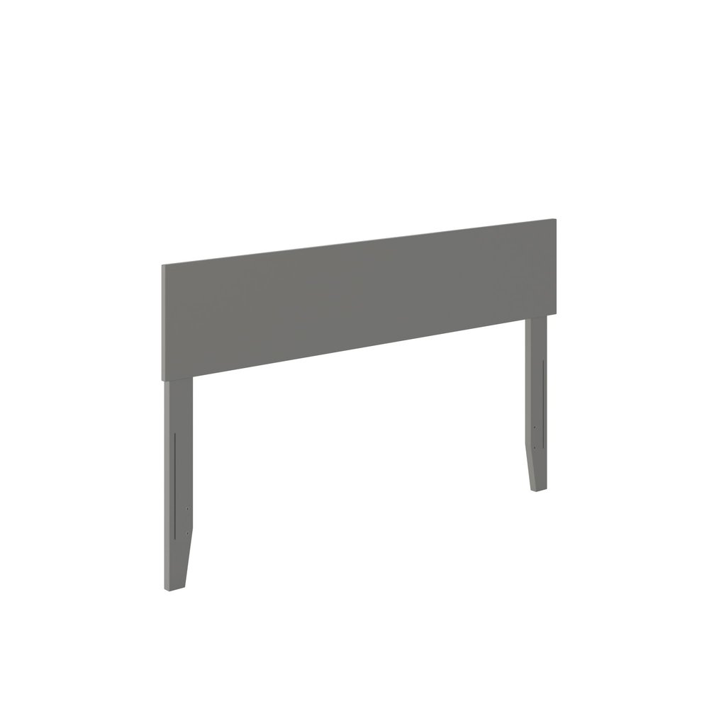 AFI, Orlando Full Adjustable Modern Solid Wood Panel Headboard, Grey