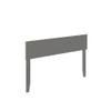 AFI, Orlando Full Adjustable Modern Solid Wood Panel Headboard, Grey view 1