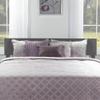 AFI, Orlando Full Adjustable Modern Solid Wood Panel Headboard, Grey view 2