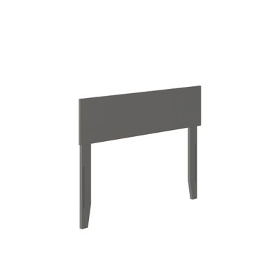 AFI, Orlando Twin Adjustable Modern Solid Wood Panel Headboard, Grey