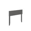 AFI, Orlando Twin Adjustable Modern Solid Wood Panel Headboard, Grey view 1