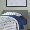 AFI, Orlando Twin Adjustable Modern Solid Wood Panel Headboard, Grey view 4
