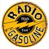 Radio Gasoline Reproduction Large Vintage Motor Oil Metal Sign 1616 view 1