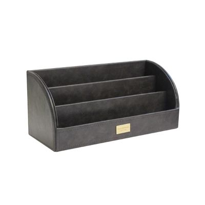 American Atelier Letters Office Desk Organizer, Gray