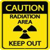 Graphical Warehouse Radiation Area/Keep Out Floor Sign-22 view 1