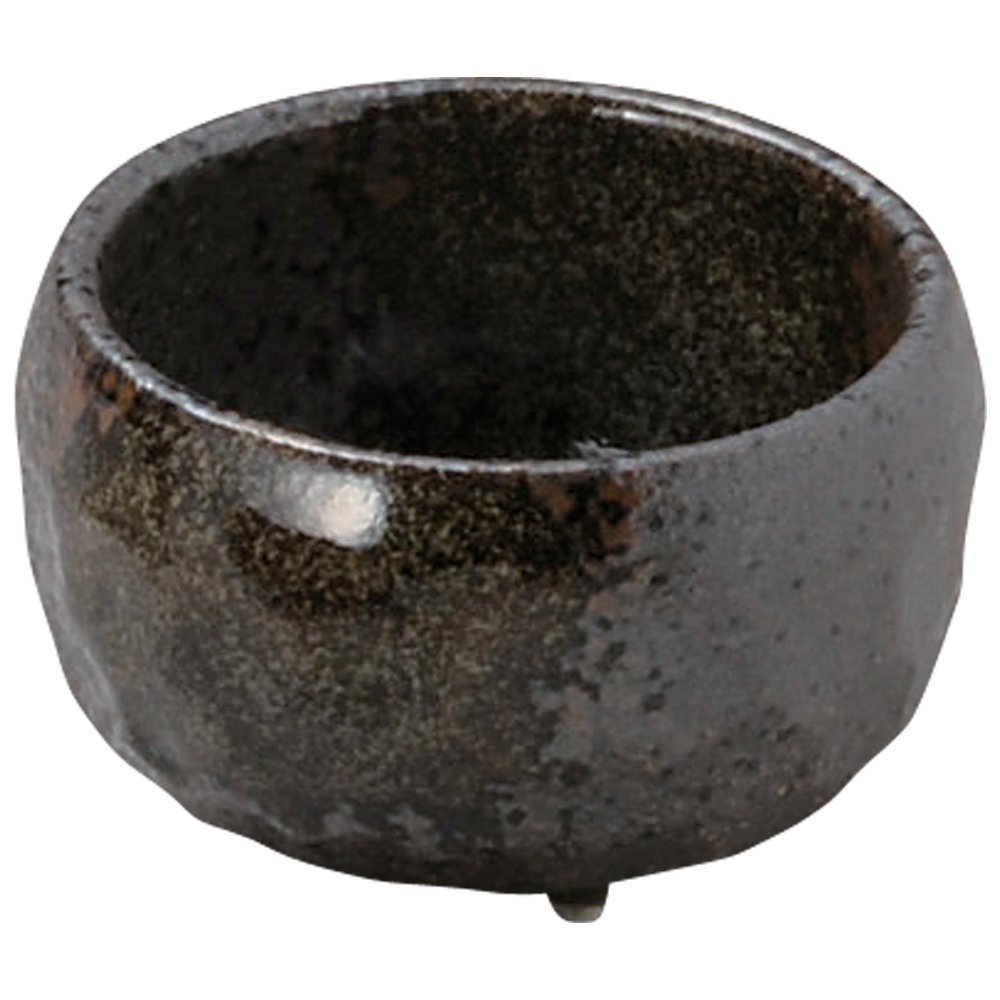 Yamashita Kogei 14029090 Black Iga Three Foot Delicacy (Small) 1.9 x 1.2 inches (4.8 x 3 cm)