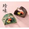 Yamashita Kogei 14029090 Black Iga Three Foot Delicacy (Small) 1.9 x 1.2 inches (4.8 x 3 cm) view 2