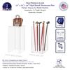 Display Cube Pedestal Tall One Piece Riser 12" x 12" x 32" Acrylic Clear Column No Lid Lucite Stand Flower Tower Weddings Special Events Staging Decor Plexiglass Display Box by Marketing Holders view 2