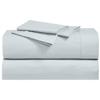Abripedic 22 Inch Deep Pocket Solid Sea California King 300TC Sheet Set, Breathable Crispy Soft Percale Bed Sheets view 2
