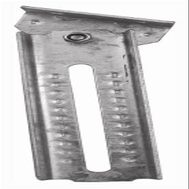 Attwood 11360-1 - Swivl-Eze 8" L Galvanized Steel Bolster Bracket with Swivel