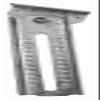 Attwood 11360-1 - Swivl-Eze 8" L Galvanized Steel Bolster Bracket with Swivel view 1