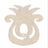 14" Pineapple Monogram Letter Unfinished Wood Initial Q (Sizes 12"-30") view 1