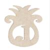 20" Pineapple Monogram Letter Unfinished Wood Initial J (Sizes 12"-30") view 1