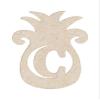 16" Pineapple Monogram Letter Unfinished Wood Initial C (Sizes 12"-30") view 1
