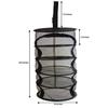 9 Inch 5 Level Micro Hanging Dry Net Indoor/Closet Drying Rack for Herbs, Plants, Organizer, Freshner - Black Mash Screen with Top-to-Bottom Zipper - Apartment Size with Zipped Storage Pouch view 3