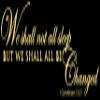 Omega Products Corporation 1 Corinthians 15:51 - We Shall not All Sleep Vinyl Decal Sticker Quote - Small - Cream view 1