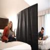 Portable Wall | 4 Pack | Dark Blue | Portable Room Divider | Privacy Screen | Room Divider for Education, Clinics, Biometric Screenings, Health Screenings and Travel | No Tools Required view 1