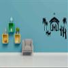 Omega Products Corporation Nativity Scene Vinyl Decal Sticker - Large - Turquoise view 2