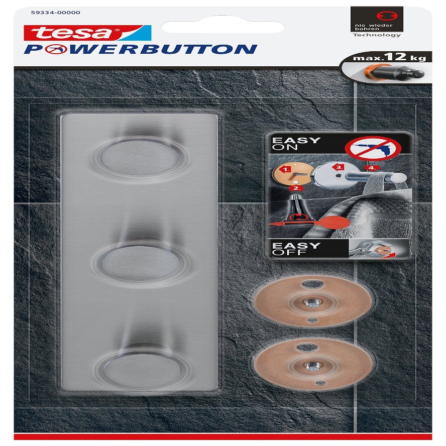 Tesa 593340000001 Hook, Steel