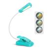 Vekkia Rechargeable Book Light for Reading in Bed, 3 Color x 3 Brightness, Lightweight Reading Light, Up to 70 Hours Lighting, Great for Readers, Travel (Blue) view 1
