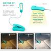 Vekkia Rechargeable Book Light for Reading in Bed, 3 Color x 3 Brightness, Lightweight Reading Light, Up to 70 Hours Lighting, Great for Readers, Travel (Blue) view 2
