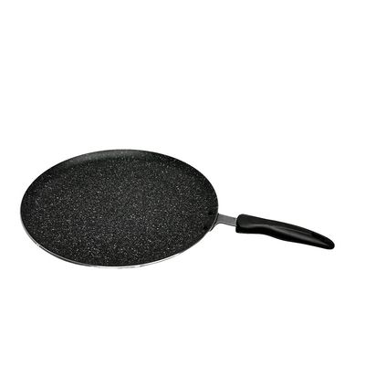 11" Non-Stick Aluminum Crepe Pan  Flat Round Griddle Skillet for Pancakes, Dosas, Tortillas & More