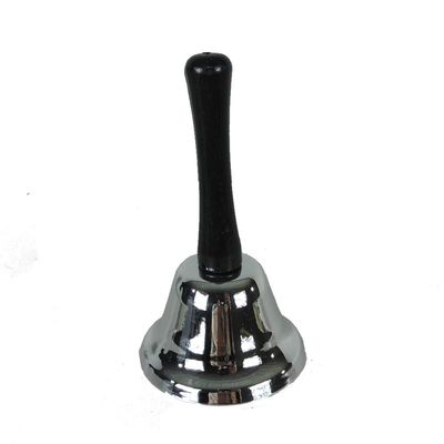 Chrome Metal School Handheld Teaching Christmas Bell