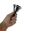 Chrome Metal School Handheld Teaching Christmas Bell view 2