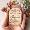 Wedding Save the Dates, mason jar save the dates, save the date magnets, set of 25 magnets view 2