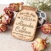Wedding Save the Dates, mason jar save the dates, save the date magnets, set of 25 magnets view 3