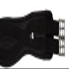 Horse Fare Products PVC Contoured English Girth with Double Elastic (Black, 42") view 1