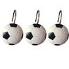 Doupoo Home Decorative Soccer Shower Curtain Hooks Set of 12 (Soccer) 11 view 1