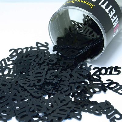 Confetti Year 2015 Black - Retail Pack #7610 QS0