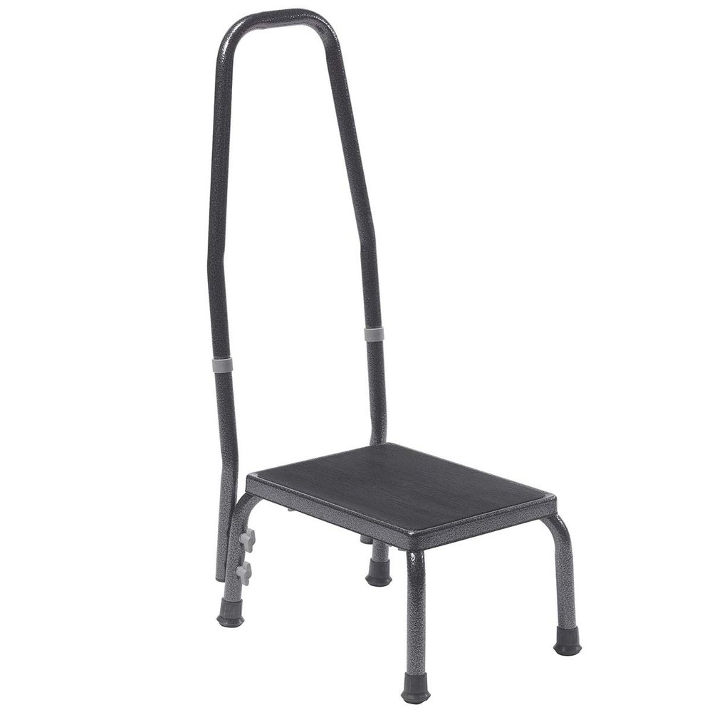 Cando Foot Stool, with Hand Rail