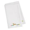 Caroline's Treasures CK1668WHTWE Pharaoh Hound Easter White Embroidered Towel Set of 2 Decorative Bathroom Guest Hand Towel for Hand, Face, Tea, Dishcloth, 19 X 25, White view 1
