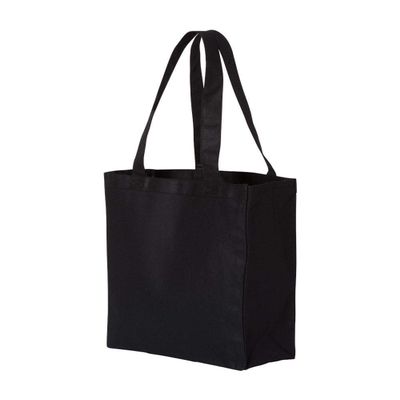 Q-Tees 12L Gussetted Shopping Bag One Size Black