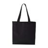 Q-Tees 12L Gussetted Shopping Bag One Size Black view 3