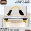 Graintex CB2296 Utility Canvas Bucket Plastic Bottom 15" X 10" Rope Handle view 4