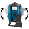 XPOWER P-21AR 11" Diameter Industrial High Velocity Axial Air Mover/Carpet Dryer/Floor Fan/Utility Blower 1100 CFM, 0.6 Amps view 2
