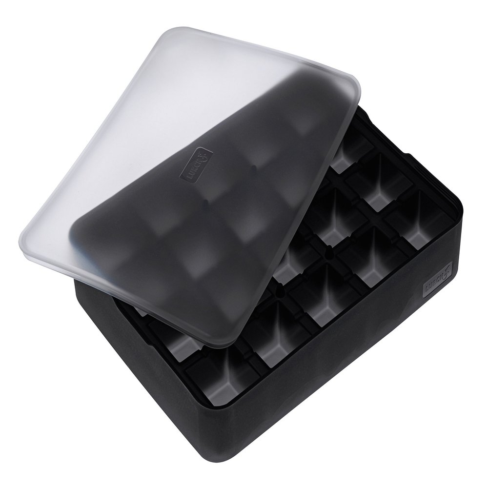 LURCH Germany ICE Former Cube - Silicone Tray for 20 Ice Cubes (1x1'')