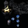 Crocon Sodalite 5Pcs Platonic Solids Crystal Geometry Set, Platonic Solids Sacred Geometric Stones for Meditation Reiki Balancing Healing Chakra Stone Cleansing Spiritual Good Luck (1520 mm) view 4